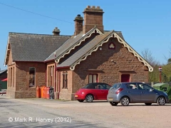 Langwathby Station Booking Office: South elevation view (1)