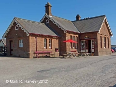 Langwathby Station Booking Office: West elevation view