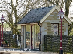 Kirkby Stephen Station Waiting Shelter: North elevation view