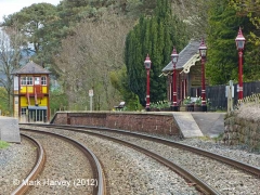 Armathwaite Passenger Platform (Up): Context view from the south-west