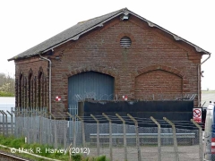 Langwathby Station Goods Shed: North elevation view