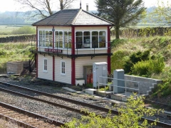 Settle Junction Signal Box: North-east elevation view