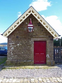 Ribblehead Station Booking Office: North-west elevation view