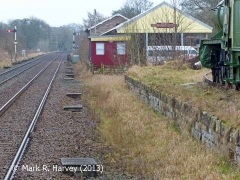 South-eastern approach to Appleby Station viewed from the north-west