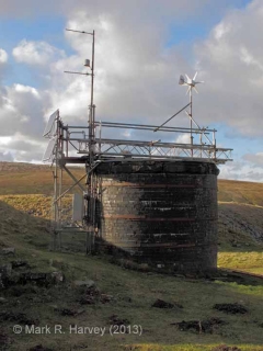 Blea Moor Tunnel Air Shaft 2: Elevation view from the south-east
