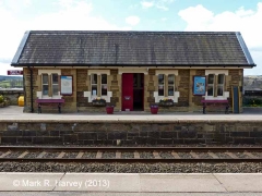 Settle Station - Waiting Room (Down): Eastern elevation view