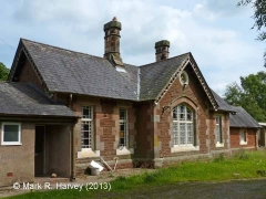 Ormside Station Booking Office: North-west elevation view