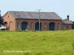 Long Marton Goods Shed: North-east elevation view