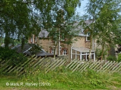 New Biggin railway cottages: South-west elevation view (1)