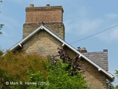 New Biggin railway cottages: South-east chimney extension