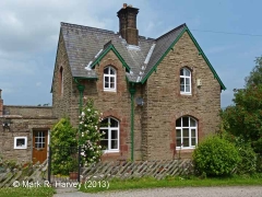 New Biggin Station Master's House: West elevation view