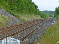 Culgaith Station - Siding (Down): Context view from the north-west