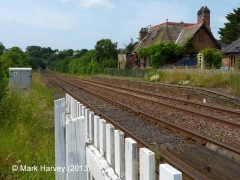 Culgaith Station Waiting Room (Down): Context view from the south-east