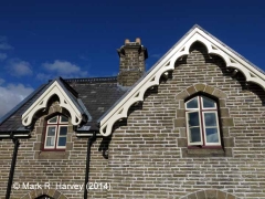 Ribblehead Station Master's House: south-west gable / roof detail