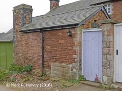 Crosby Garrett Railway Cottages: Northeast elevation of communal wash-house