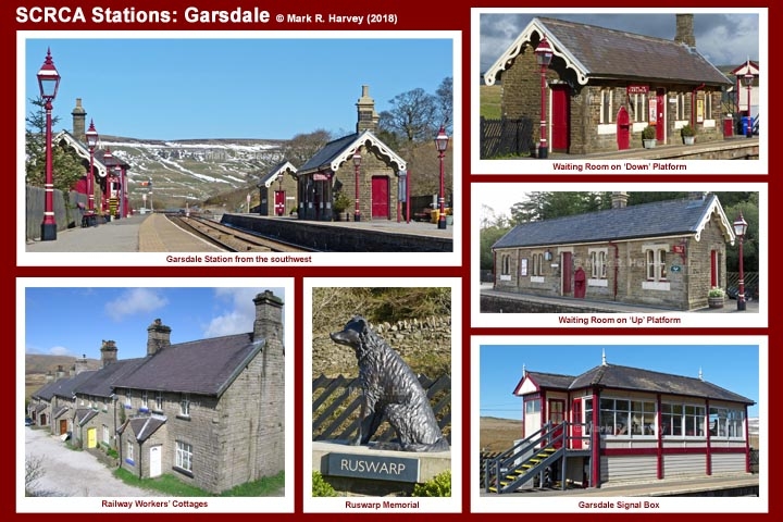 Photo-montage for Garsdale Station. Photo-montage for Garsdale Station.