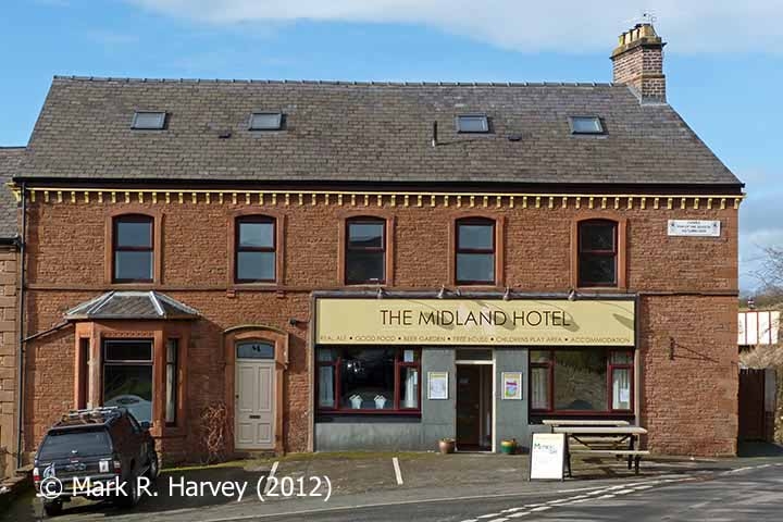 Appleby Midland Hotel, elevation view from the southeast.