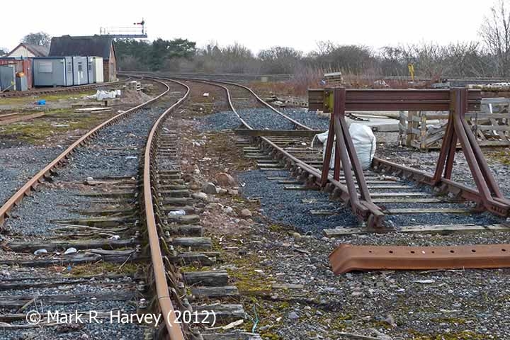 Appleby Engineers' Yard Sidings, context from NNW with Blacksmith's Shop top-left.