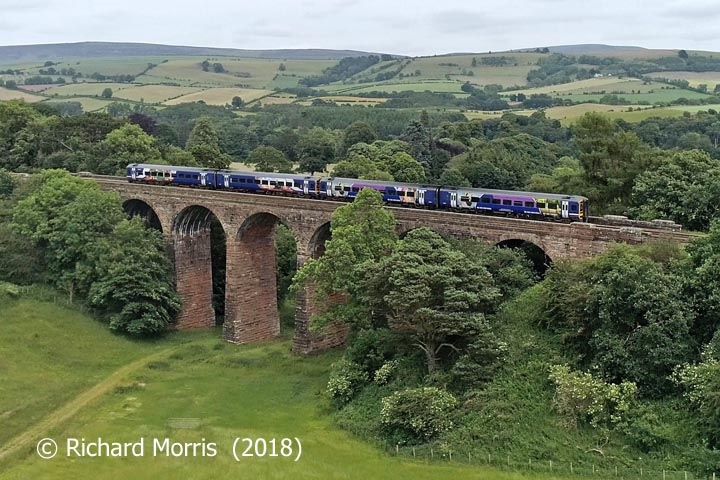 Dry Beck Viaduct: Aerial view from west (via drone with landowner's permission). Dry Beck Viaduct: Aerial view from west (via drone with landowner's permission).