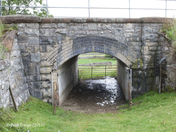Bridge No 177 - Keel Well: Elevation view from West