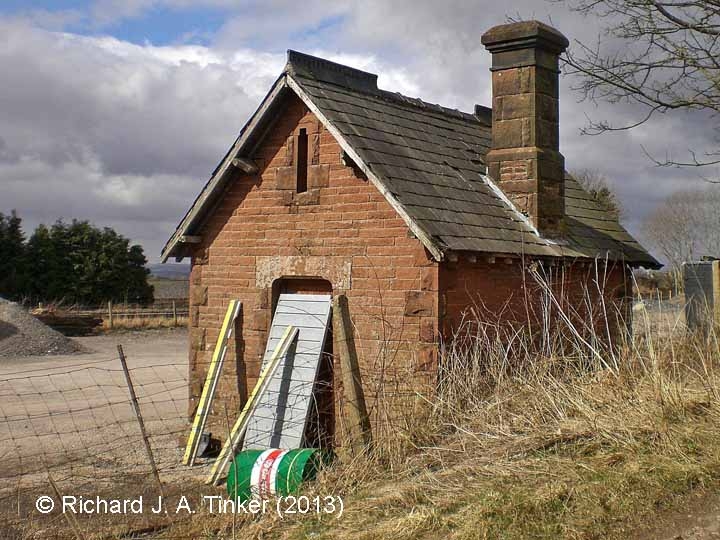 Long Marton Station Yard Office: East elevation view Long Marton Station Yard Office: East elevation view