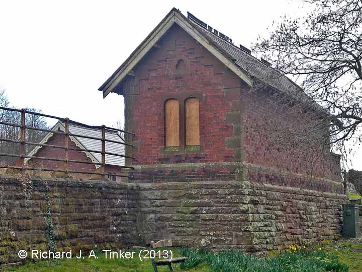 Long Marton Station Down Waiting Room: North-west elevation view