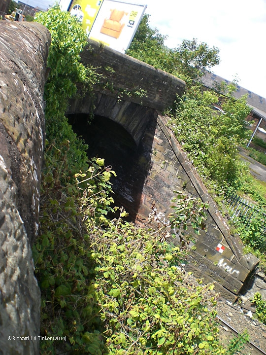 307450: Bridge NER 169 - A6 London Road: Detail view from the south 307450: Bridge NER 169 - A6 London Road: Detail view from the south