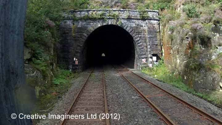 296600: Armathwaite Tunnel South Portal: Cab-view video-still (northbound)