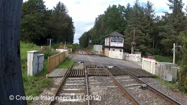299680: Low House - Level Crossing: Cab-view video-still (northbound)