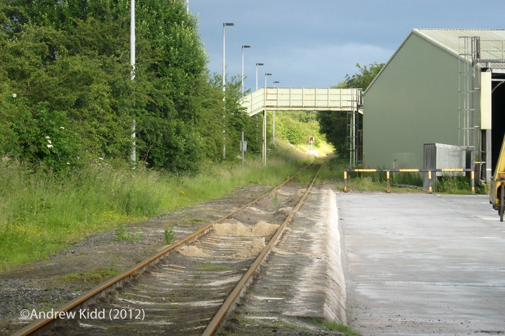 281980: Kirkby Thore - Mc Ghie's Siding: Context view from the south