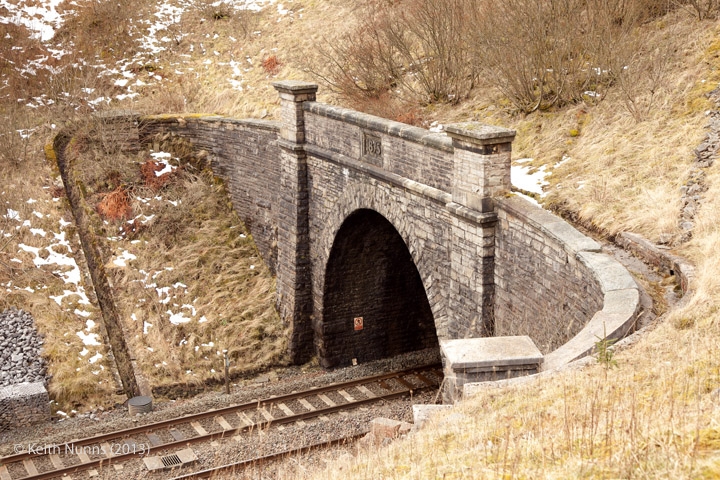 258470 Shotlock Tunnel South Portal: Elevation view from the east