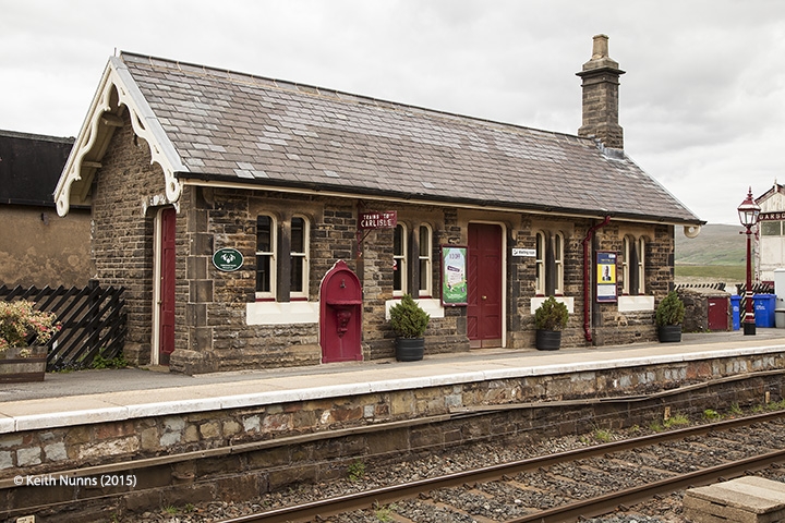 256670: Garsdale Station - Waiting Room (Down): Elevation view from south east