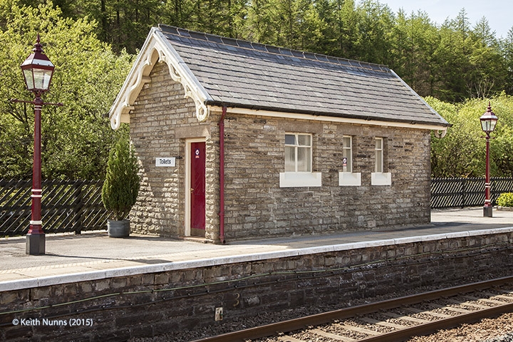 Garsdale Station Toilet Block: Elevation view from west