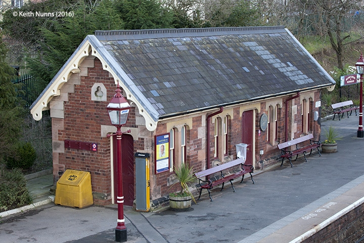 277260: Appleby Station - Waiting Room (Up): Elevation view from the north