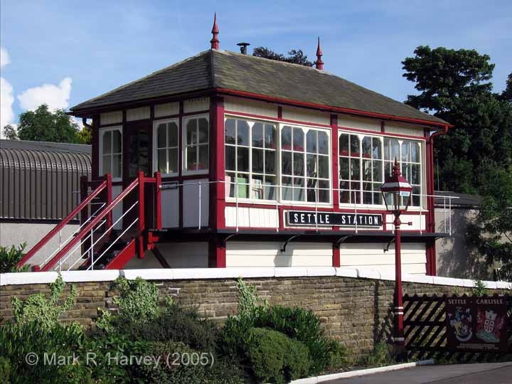 Settle Station Signal Box (current position): North-west elevation