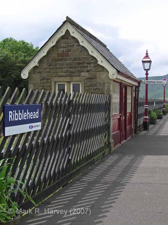 Ribblehead Station New Down Waiting Room: Elevation view from the east