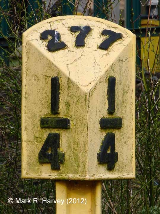 Milepost 277¼: South-west elevation view" Milepost 277¼: South-west elevation view"