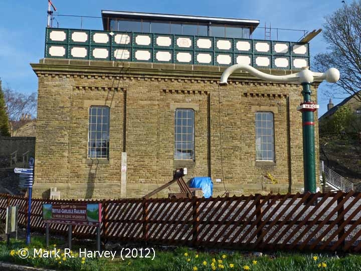 Relocated Water Column in Tank House Yard: Context from the West Relocated Water Column in Tank House Yard: Context from the West