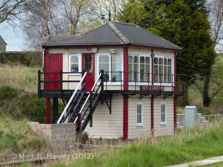 Settle Junction Signal Box: South-east elevation view