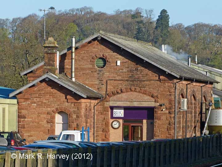 Lazonby & Kirkoswald Goods Shed: South-east elevation view