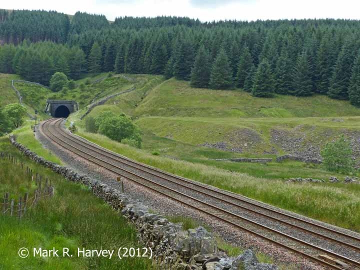 Blea Moor Tunnel North Portal (Bridge No 072): Context view from the northeast
